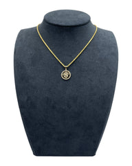 Diamond Dollar Coin Pendant