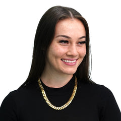 18K Yellow Gold Cuban Link Chains