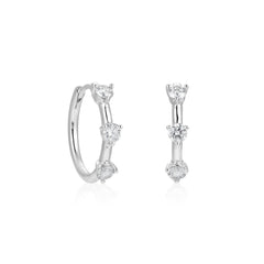 Trio Diamond Earrings