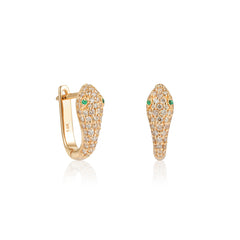 Diamond Serpent Earrings