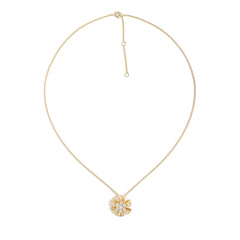 Blossoming Flower Diamond Pendant