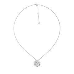 Blossoming Flower Diamond Pendant