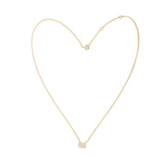 Baguette Heart Diamond Pendant