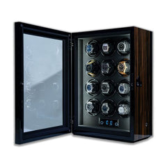 Billstone Fusion 12 Fingerprint Macassar - Watch Winder