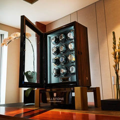 Billstone Fusion 12 Fingerprint Macassar - Watch Winder