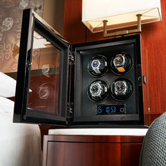 Billstone Fusion 4 Fingerprint Macassar - Watch Winder