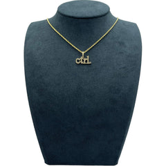 Diamond "Ctrl" Key Pendant