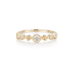 Fleur d'Or Diamond Ring