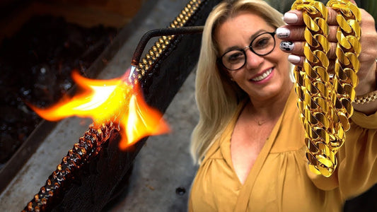 GOLD CUBAN CHAIN TRANSFORMATION!