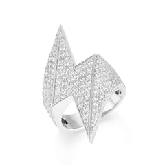 Thunderbolt Diamond Ring
