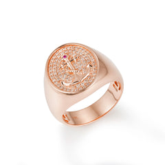 Mariner's Diamond Signet Ring