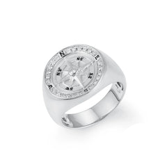 Navigator Diamond Signet Ring