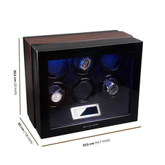 Billstone Paragon 6 Macassar - Watch Winder