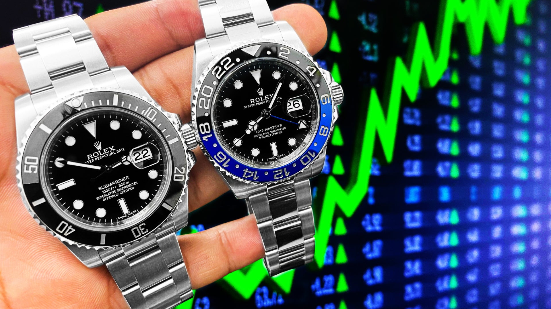 rolex watches vs stock market