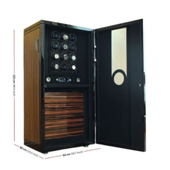 Billstone Tower 24 Macassar - Watch Winder