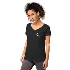 Women’s fitted v-neck t-shirt